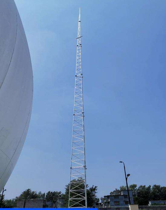 gjt三柱圓鋼避雷塔定制